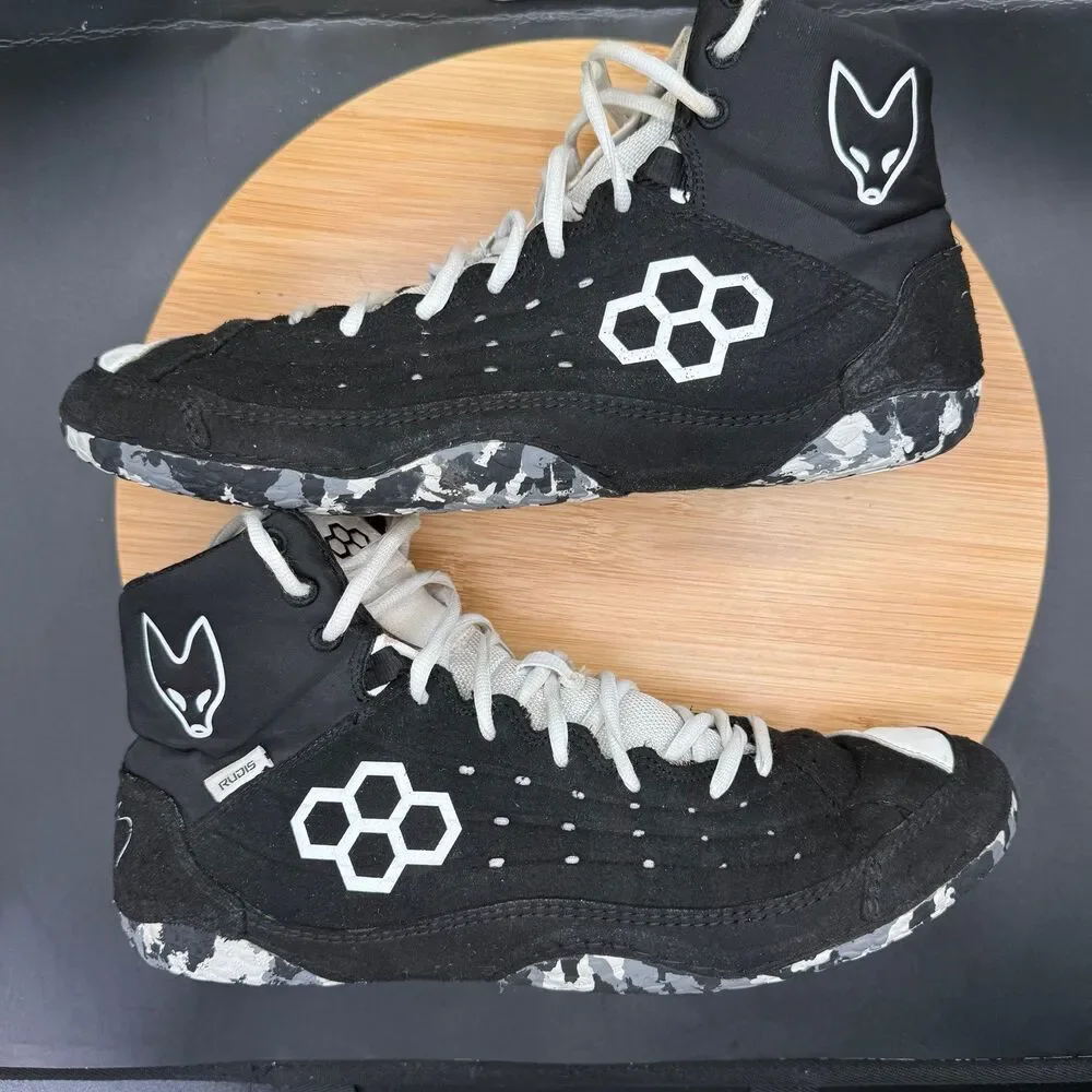 Rudis SF Tbilisi 2.0 Wrestling Shoes Mens Size 11.5 Black/White